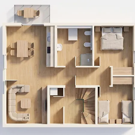 Sonneninsel Strandmoewe Obergeschoss Apartmán